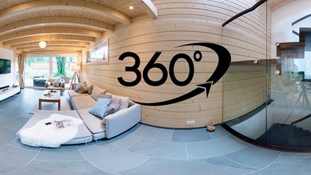 Vorschaubild 360°-Panoramatour Schieferfliese Grey Slate