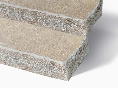 Des blocs marches en pierre calcaire à la finition naturellement clivée Blocs marches en pierre calcaire Java Sand zoom