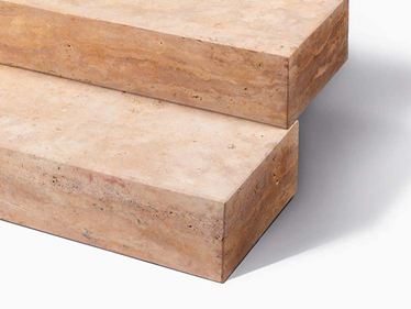 Blocs marches en travertin Gold zoom