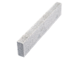 Bordure de gazon en granite Silver Classico avec fond vide