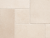 Gros plan sur les carreaux beiges Cleopatra Light en pierre calcaire et leurs joints fins