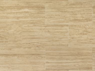 Les carreaux en travertin Natura photographiés de près