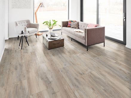 Le carrelage Canada Lake posé dans le salon