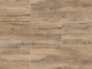 Vue de haut sur le carrelage imitation bois Canada Lodge