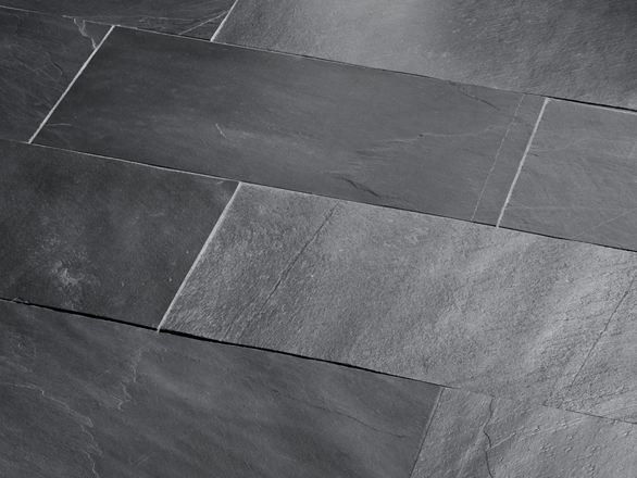 Carrelage Black Rustic, en ardoise