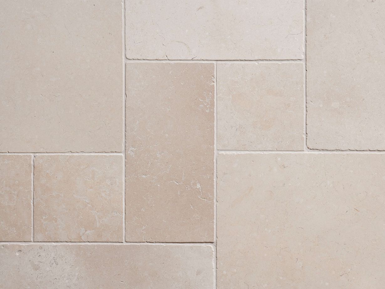 Carreaux de calcaire Cleopatra Light Vue de face