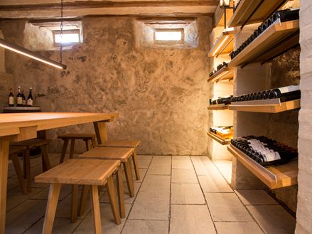 Weinkeller mit Sandsteinplatten Kandla Grey