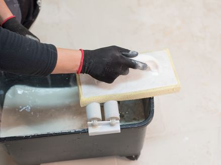 Reinigung nach dem Verfugen